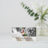 Wijn en druiven | wijngaard | Appt Visitekaartje (Staand voorkant)