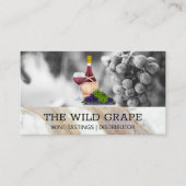 Wijn en druiven | wijngaard | Appt Visitekaartje (Voorkant)