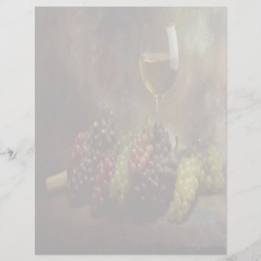 Wijn- en druivenbrochure flyer (Voorkant)