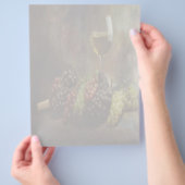 Wijn- en druivenbrochure flyer (Hand)