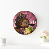 Wijn- en druivenstilstand grote klok (Huis)