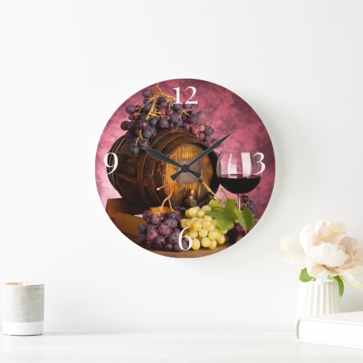 Wijn- en druivenstilstand grote klok (Huis)