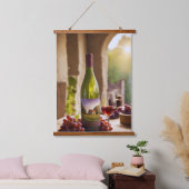 Wijn- en druiventapijt hangend wandkleed (Slaapkamer)