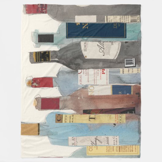 Wijn en gedistilleerde dranken fleece deken (Voorkant)