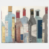 Wijn en gedistilleerde dranken fleece deken (Voorkant (Horizontaal))