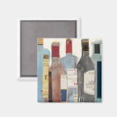 Wijn en gedistilleerde dranken magneet (Voorkant / Achterkant)