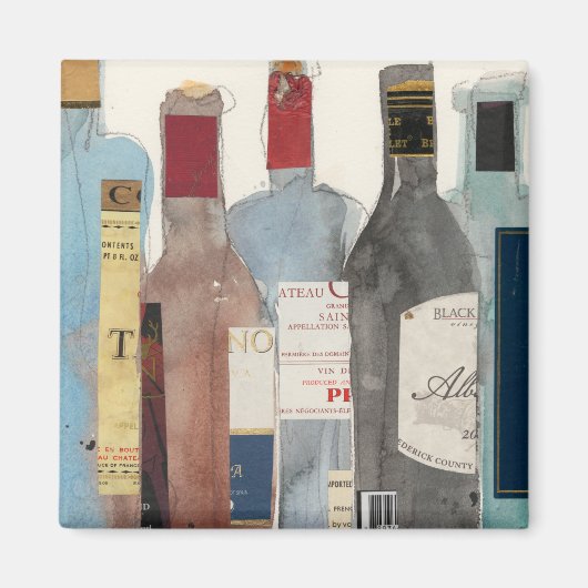 Wijn en gedistilleerde dranken magneet (Voorkant)