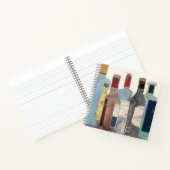 Wijn en gedistilleerde dranken notitieboek (Binnen)