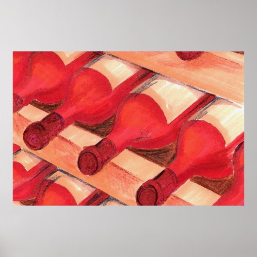 Wijn en gedistilleerde dranken poster (Voorkant)