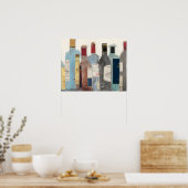 Wijn en gedistilleerde dranken poster (Keuken)
