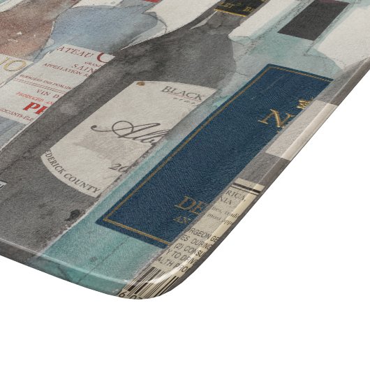 Wijn en gedistilleerde dranken snijplank (Hoek)