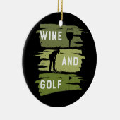 Wijn- en Golfglansglansgaren voor Keramisch Ornament (Rechts)