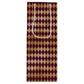  Wijn en Gouden Harlekijn Cadeautas (Voorkant)