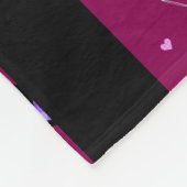 Wijn en harten Partij naadloos patroon Fleece Deken (Hoek)