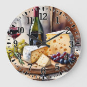 Wijn en kaas grote klok (Voorkant)