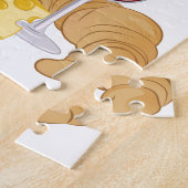 Wijn en kaas legpuzzel (Zijkant)