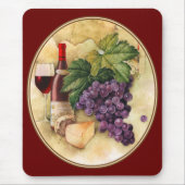 Wijn en kaas muismat (Voorkant)