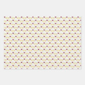 Wijn en kaas Rood wijn Glasbrie Cheese Wedge Inpakpapier Vel (Voorkant 2)