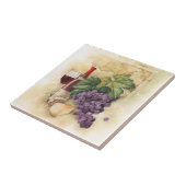 Wijn en kaas tegeltje (Zijkant)