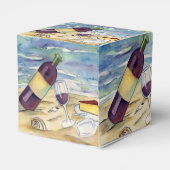 Wijn- en kaasbak Aangepast cadeauvakje voor wijn e Bedankdoosjes (Achterkant)