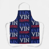 Wijn- en kaasbewaarpartij Pain Vin Fromage Schort (Voorkant)