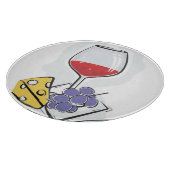 Wijn- en kaasdeklaagsnijvlak snijplank (Hoek)