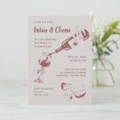 Wijn- en kaasfeest bij elke gelegenheid kaart (Staand voorkant)