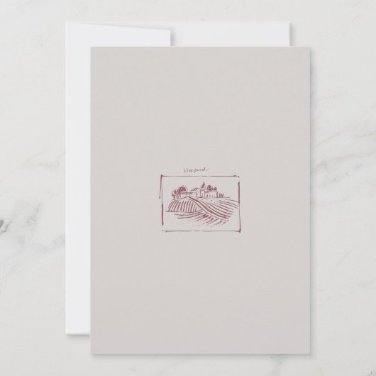 Wijn- en kaasfeest bij elke gelegenheid kaart (Achterkant)