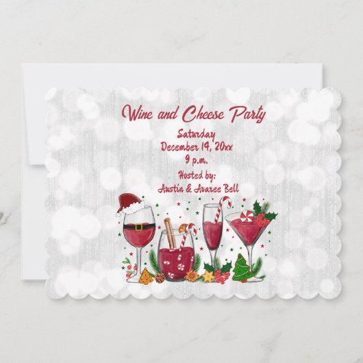 Wijn- en Kaasfeest Kaart (Voorkant)