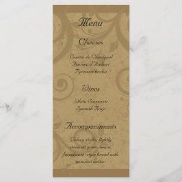 Wijn en Kaasfeest Menu Rack Kaarten