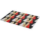 Wijn- en kaasliefhebbers snijplank (Hoek)