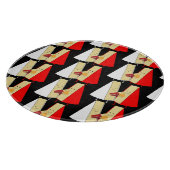 Wijn- en kaasliefhebbers snijplank (Hoek)