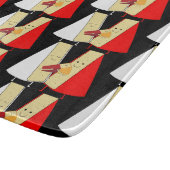 Wijn- en kaasliefhebbers snijplank (Hoek)