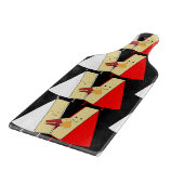 Wijn- en kaasliefhebbers snijplank (Hoek)