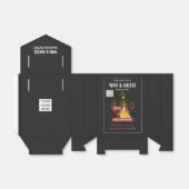 Wijn- en kaasparmolen toevoegen foto en logo bedankdoosjes (Uitgevouwen)