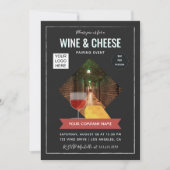 Wijn- en kaasparmolen toevoegen foto en logo kaart (Voorkant)