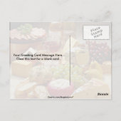 Wijn- en kaaspartij briefkaart (Achterkant)