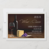 Wijn- en kaaspartij kaart (Voorkant)