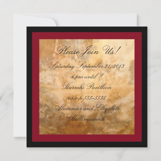 Wijn- en kaaspartij kaart (Achterkant)