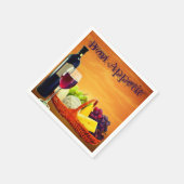 Wijn- en kaaspartij Napkins Servet (Hoek)