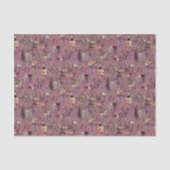 Wijn- en kaaspatroon afdrukken tissuepapier (Voorkant)