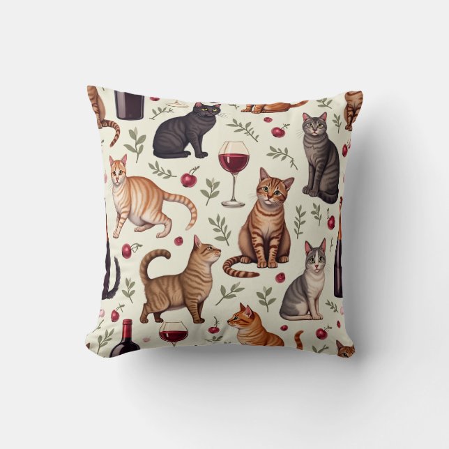 Wijn en katten kussen (Voorkant)