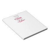 Wijn en katten notitieblok (Schuin)