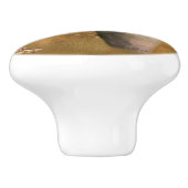 Wijn en koffie houden me aan de slag keramische knop (Zijkant)