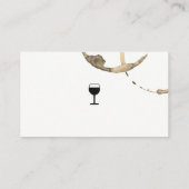 Wijn en Kurkentrekker Wijnvlek Visitekaartje (Achterkant)