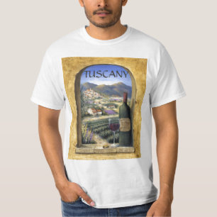 Wijn en lavender t-shirt