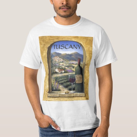 Wijn en lavender t-shirt (Voorkant)