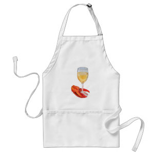 Wijn en Lobster Claw Apron Standaard Schort