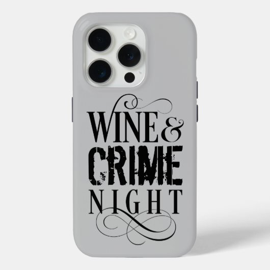 Wijn- en misdaadnacht - grappige ware misdaad Hoes (Achterkant)