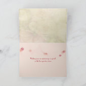 Wijn en Rode Roos 50e Jubileum Kaart (Binnen)